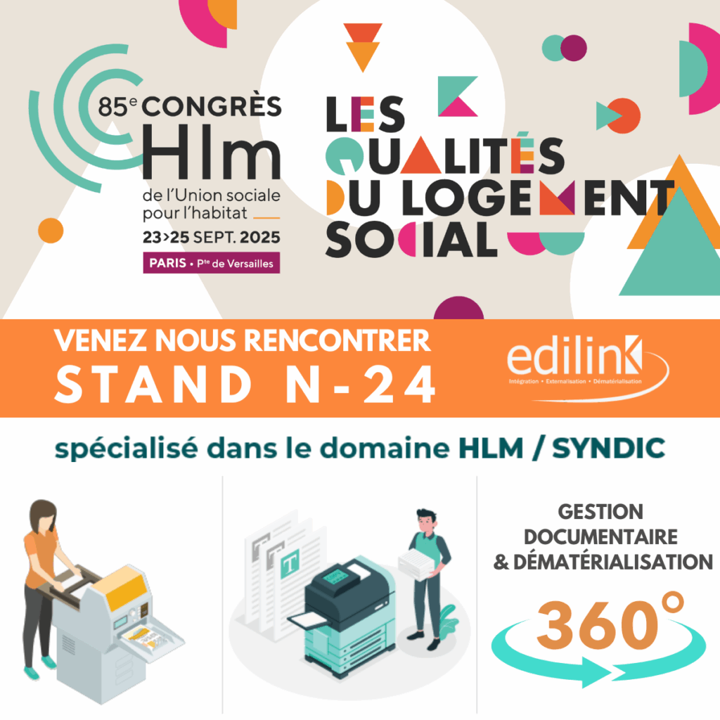 Gestion du courrier des bailleurs sociaux : Edilink au Congrès HLM 2025